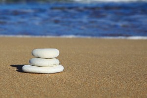 Three Stones on the Beach