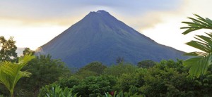 Arenal volcano in Costa Rica